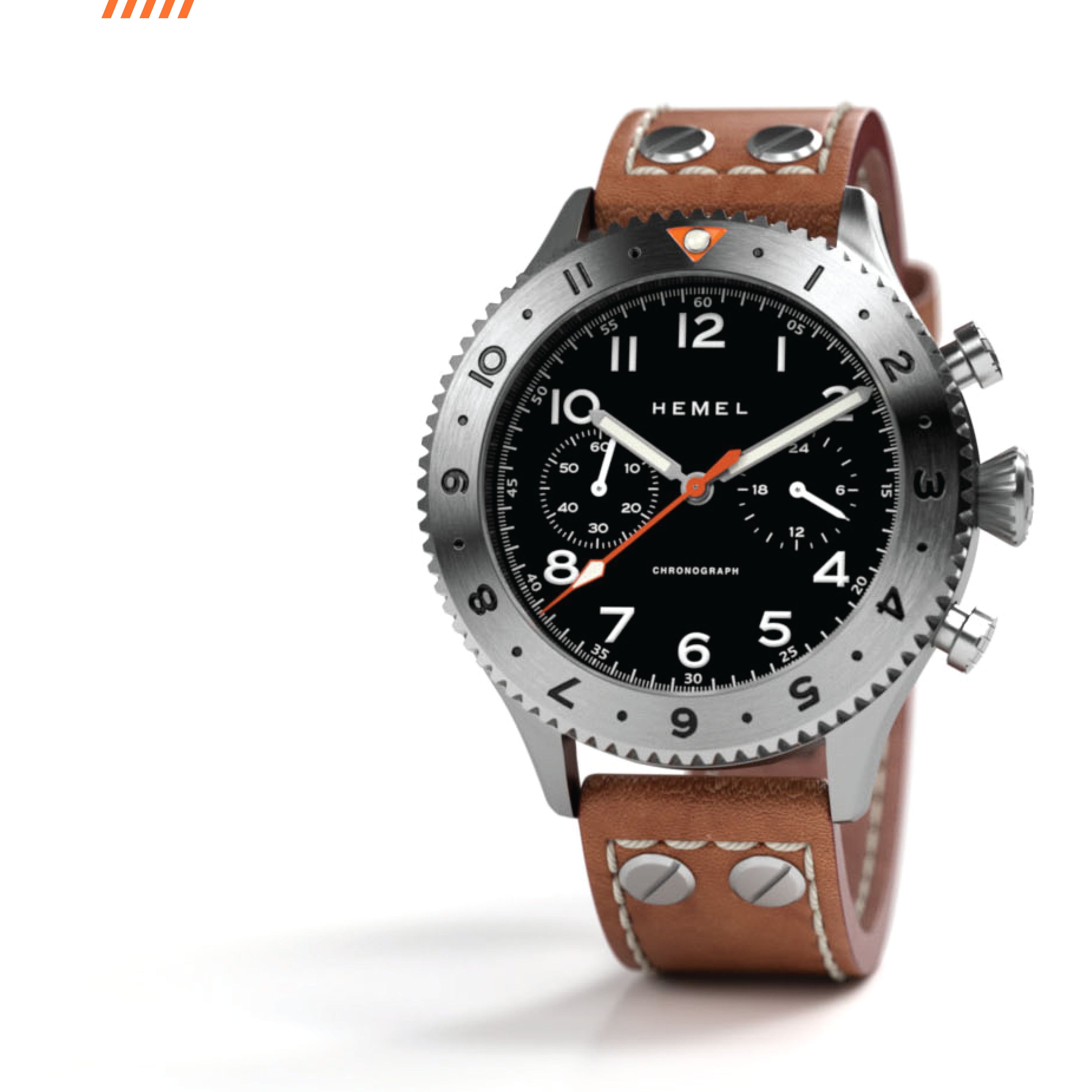 Hemel HFT20 Watch for Men with VK64 Configuration - Hemel Watches